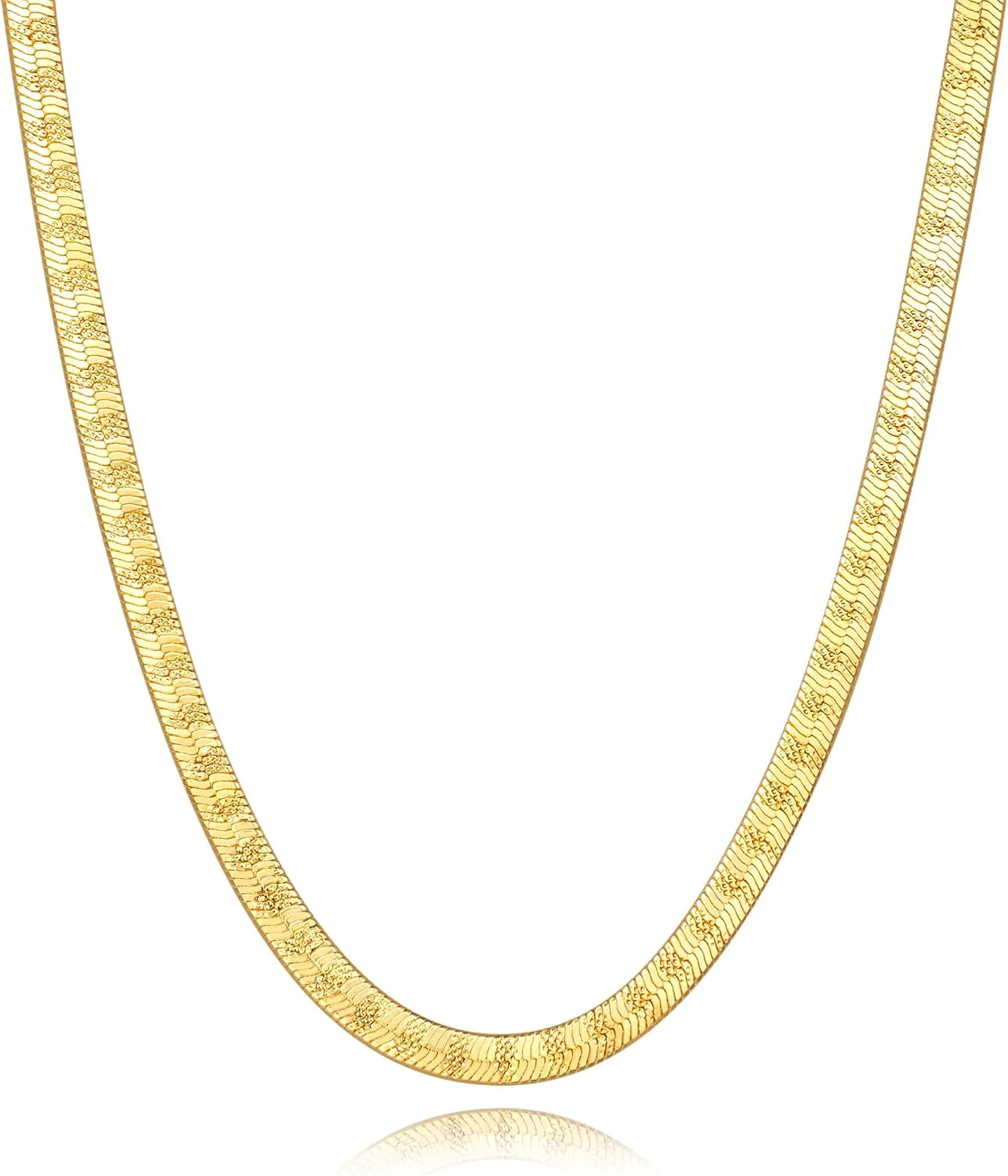 14K Gold Chain for Women 14K Gold Necklaces for Women Trendy Non Tarnish Golden Necklace Mens Golden Chains Necklace Starry Touch, Endless Charm Snake Diamond Cut Chain Necklaces 16-24IN