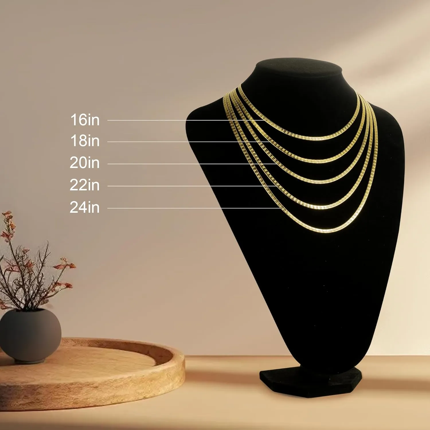 14K Gold Chain for Women 14K Gold Necklaces for Women Trendy Non Tarnish Golden Necklace Mens Golden Chains Necklace Starry Touch, Endless Charm Snake Diamond Cut Chain Necklaces 16-24IN
