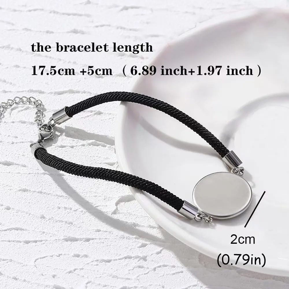 2pcs Sun and Stars Moon Couples Bracelets Pinky Promise Friendship Bracelets Set Gift for Valentine's Day Bracelet for Partners