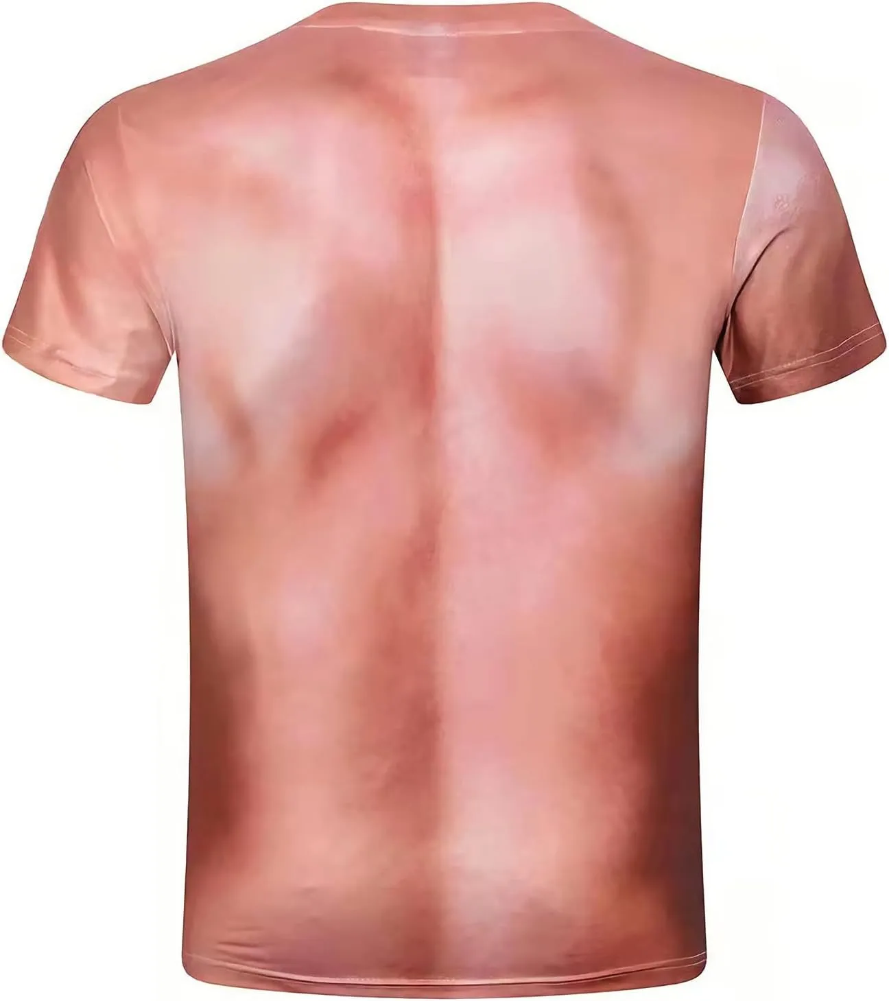 3D Fake Abs Muscle T Shirts Funny Shredded Chest Graphic Casual Short Sleeve Novelty Tees Shirt Costume Gift
