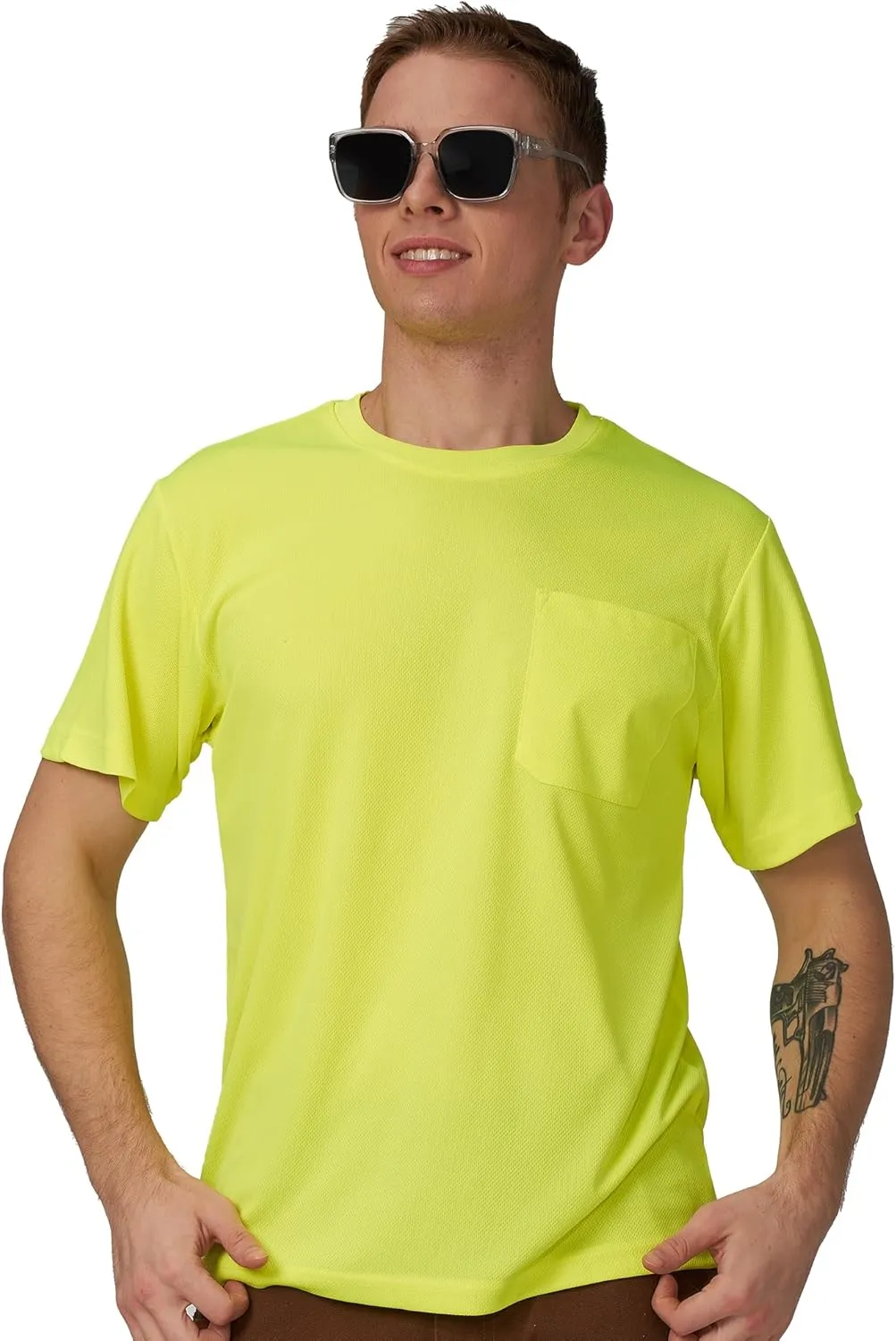 A-SAFETY High Visibility Safety Customize Logo Long Sleev T-Shirt (XS-6XL)