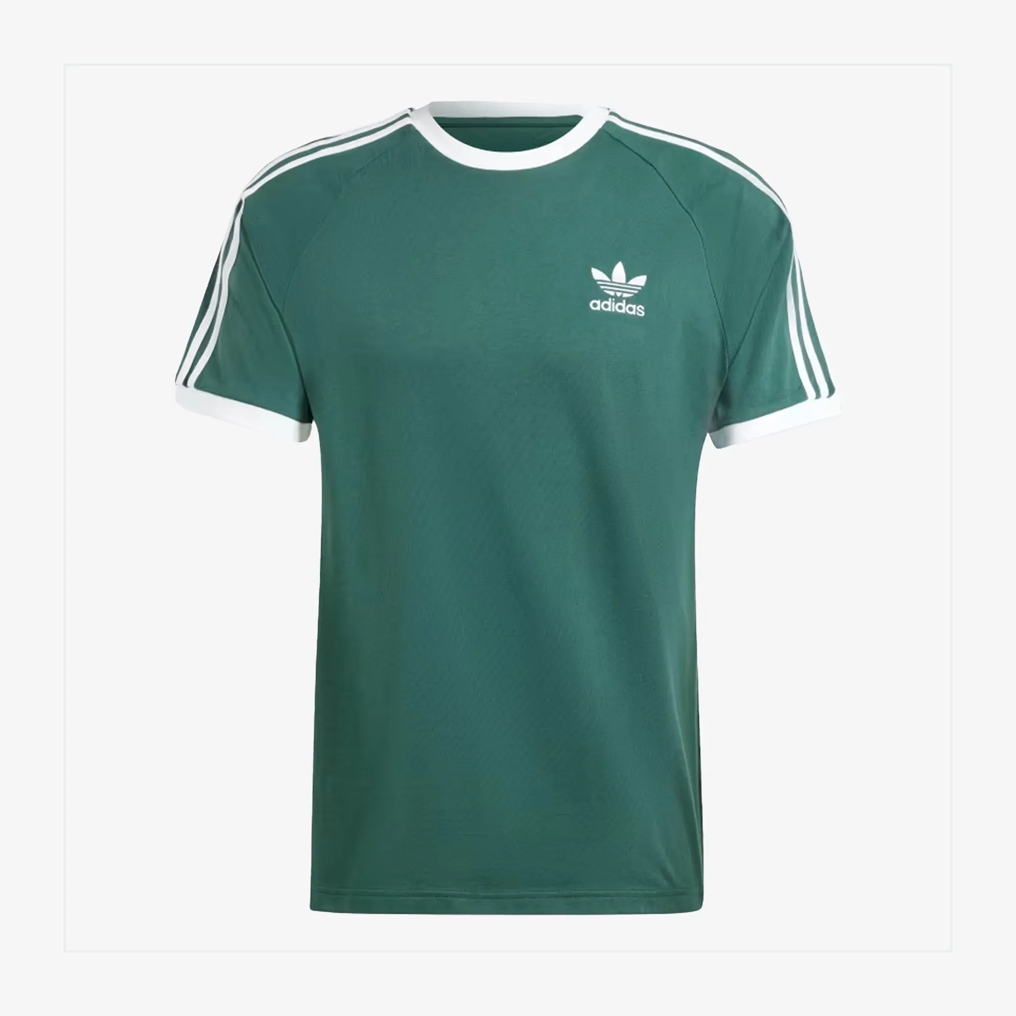 ADIDAS ORIGINALS | 3-STRIPES TEE { MINERAL GREEN
