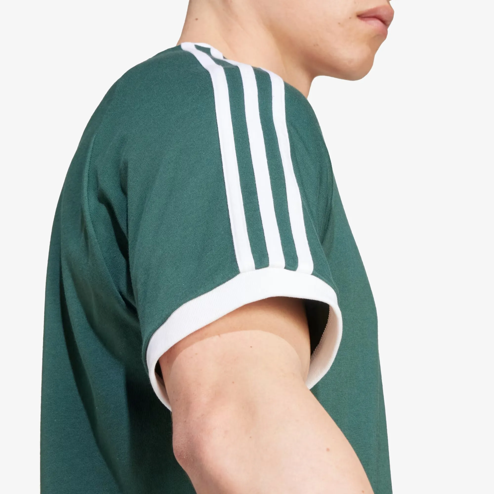 ADIDAS ORIGINALS | 3-STRIPES TEE { MINERAL GREEN