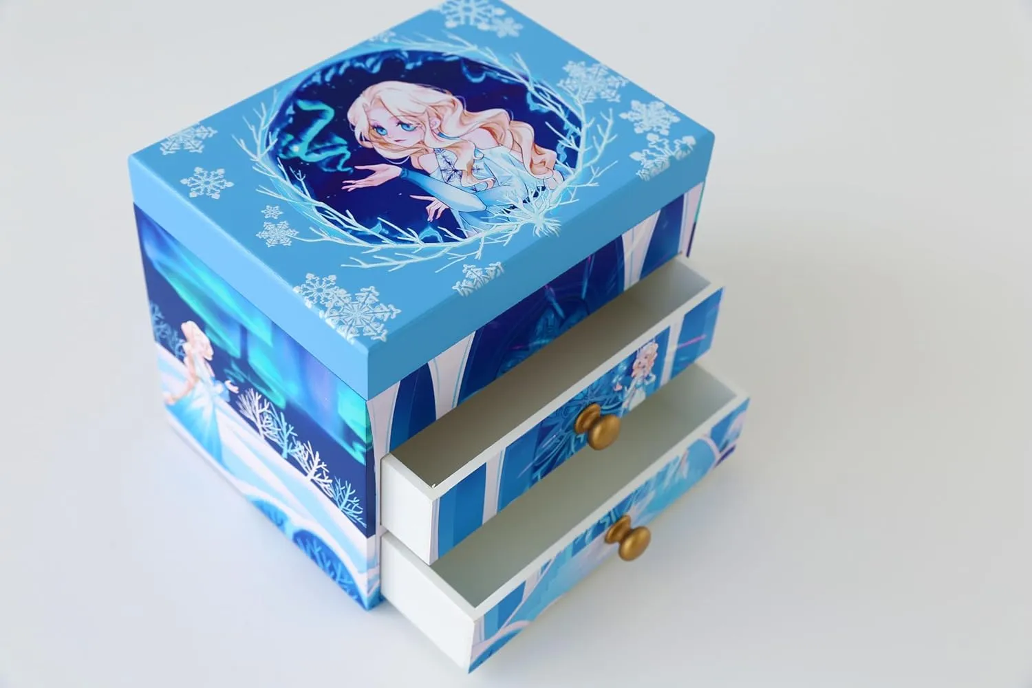 Agitation Unicorn Princess Wooden Musical Jewelry Box - Unicorn Gifts for Girls (A-Princess2)