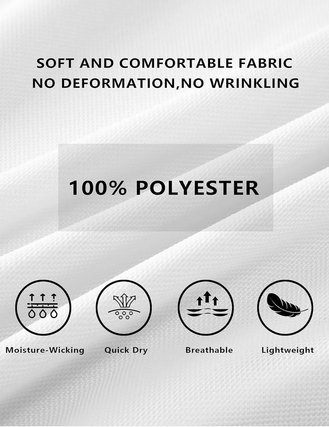 Aleture Men Polo T Shirts Polyester Performance Polos, Short Sleeve Collared Shirt for Business Casual Wear, Regular Fit