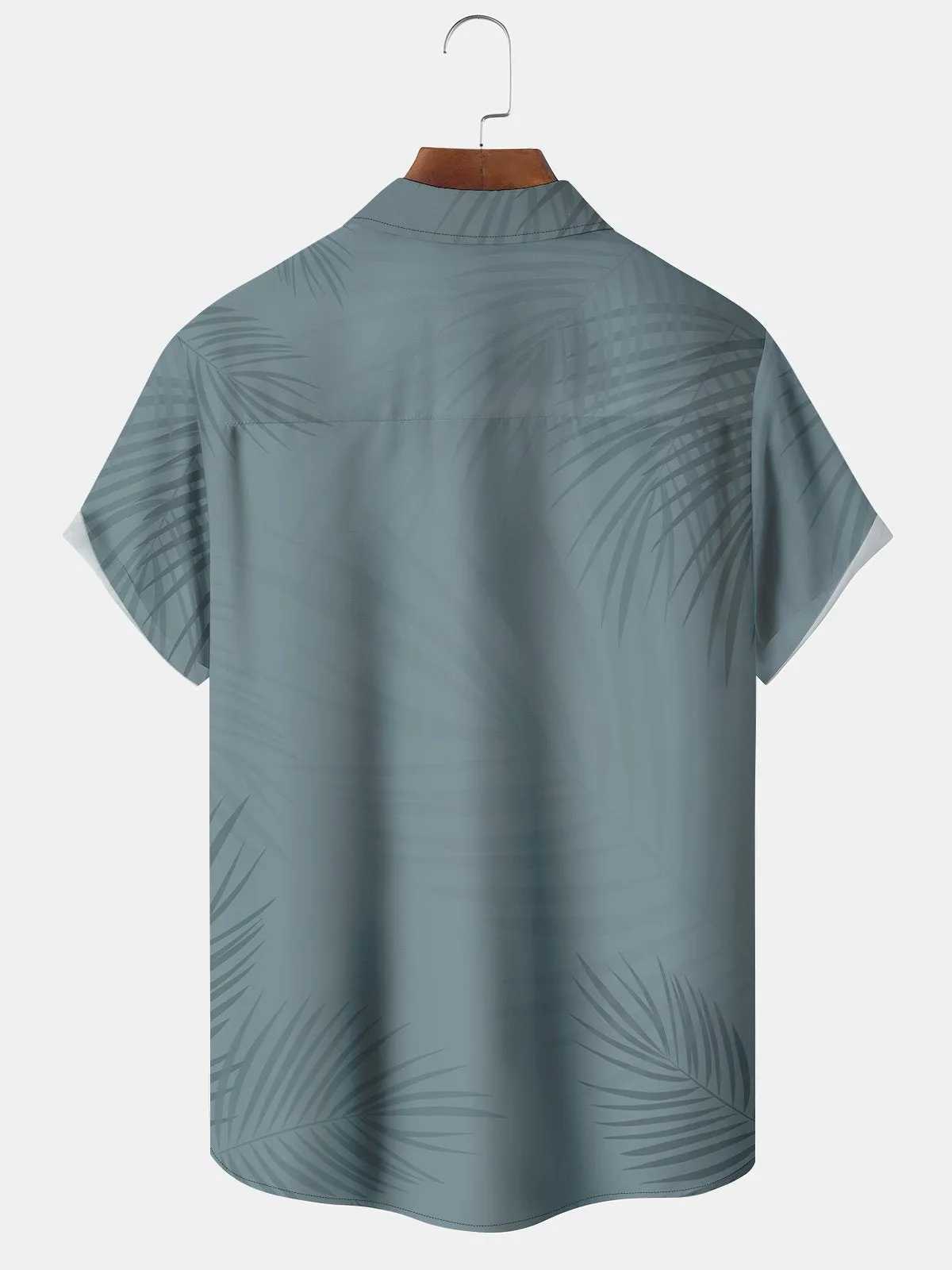 Alohadaddy Hawaiian Coconut Tree Tropical Plants Pocket Shirt