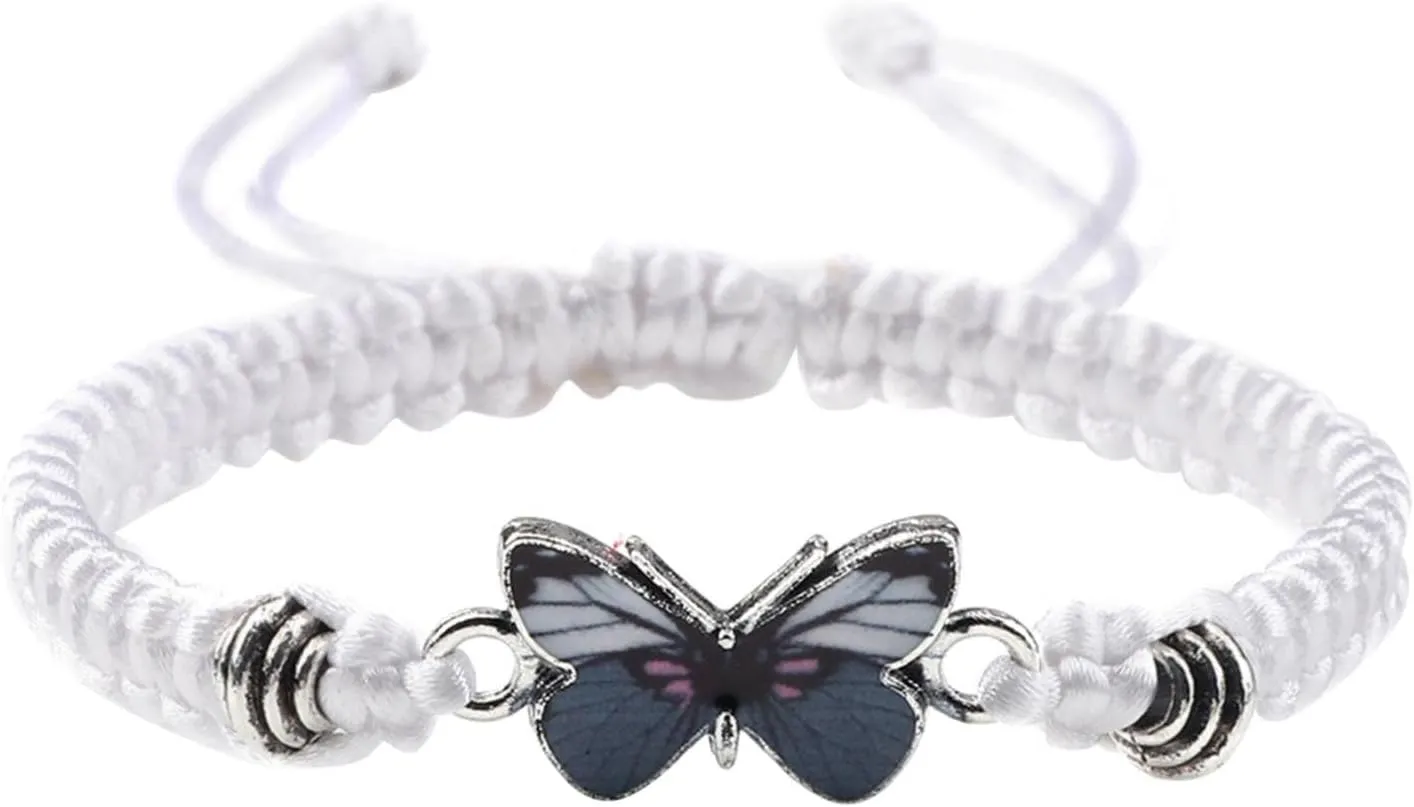Anklet Anklets For Women Waterproof Charm Bracelets Matching Friendship Bracelets Bracelet For Best Friend Butterfly Charm Bracelet
