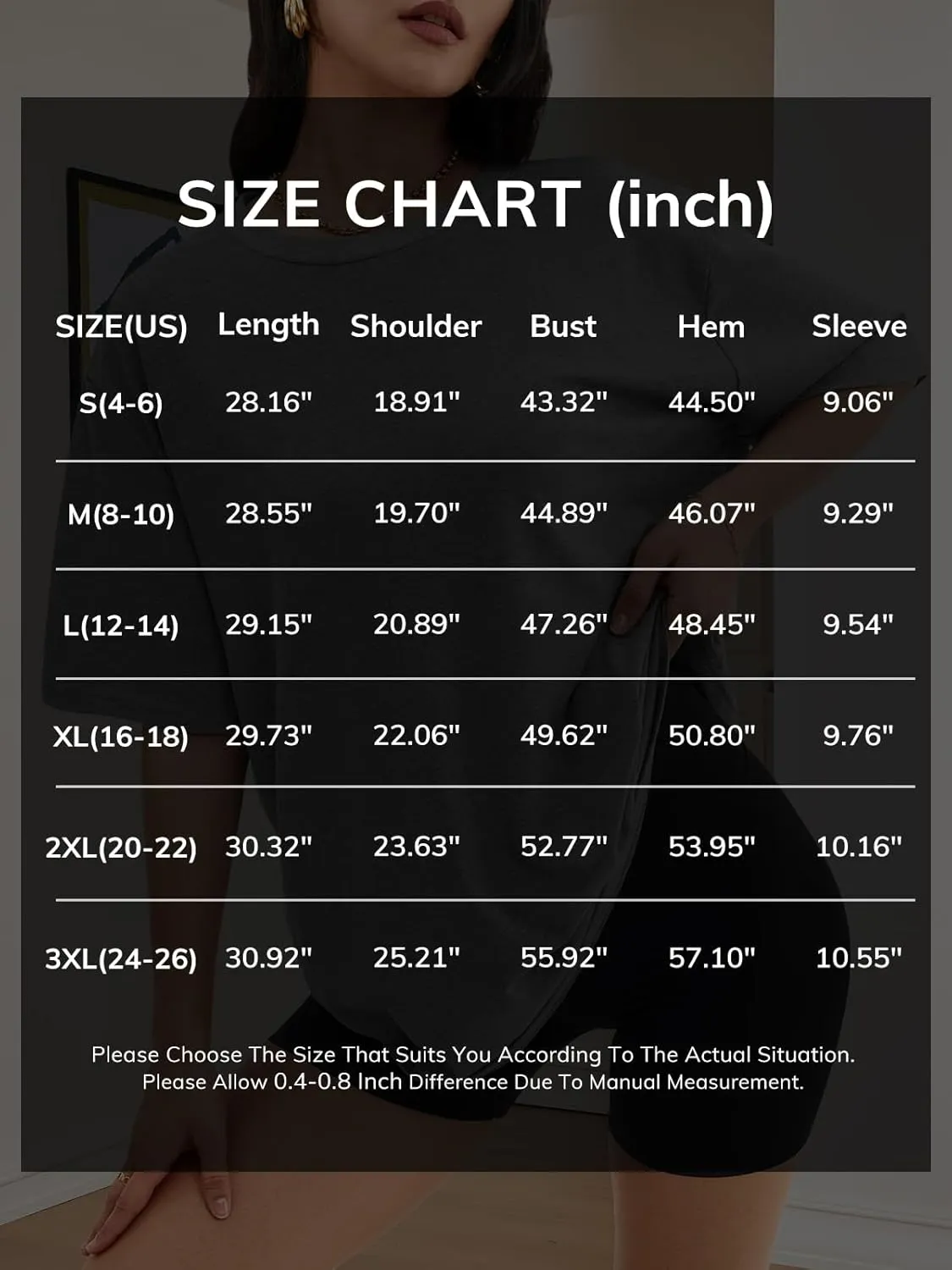 ATHMILE Womens Oversized T Shirts Loose Fit Crewneck Short Sleeve Tops Summer Casual Blouse Y2K 2025 Basic Tee Beach