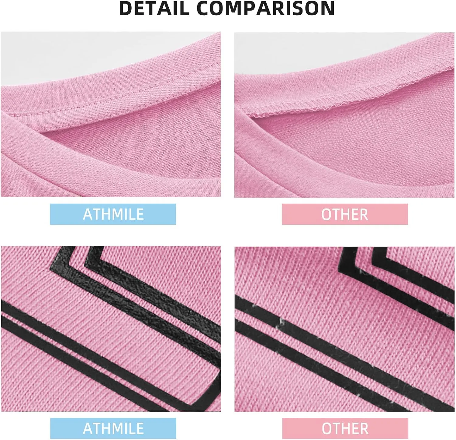 ATHMILE Womens Oversized T Shirts Loose Fit Crewneck Short Sleeve Tops Summer Casual Blouse Y2K 2025 Basic Tee Beach