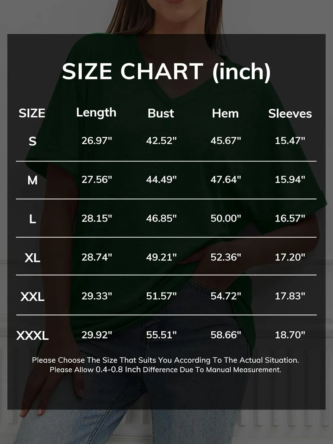 ATHMILE Womens Oversized T Shirts Loose Fit V Neck Short Sleeve Summer Casual Blouse 2025 Y2K Tee Tops