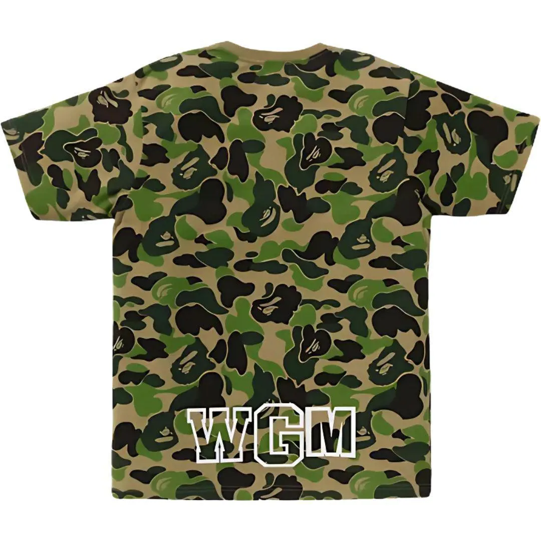 BAPE ABC CAMO SHARK T-SHIRT GREEN