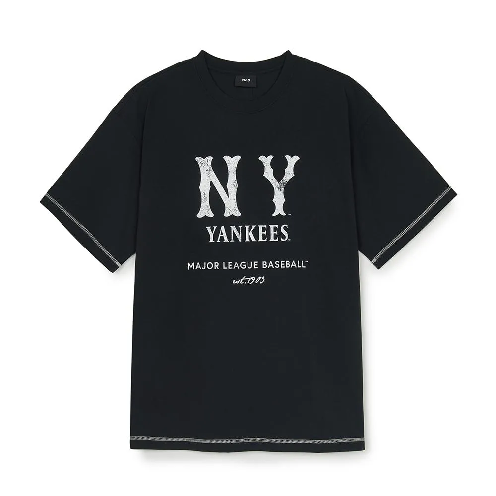 Basic Coopers Logo Mega-Oversized-Fit T-Shirt New York Yankees