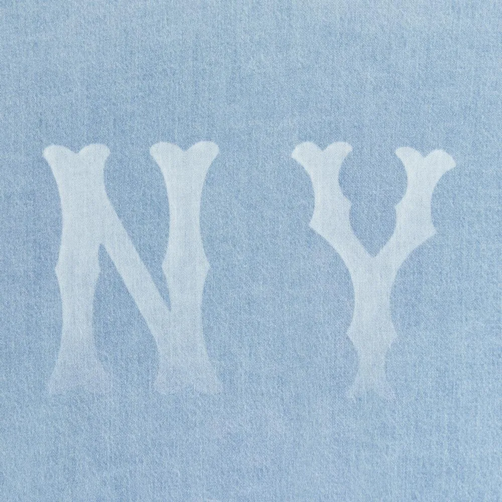 Basic Gradation Coopers Logo Denim Shirt New York Yankees