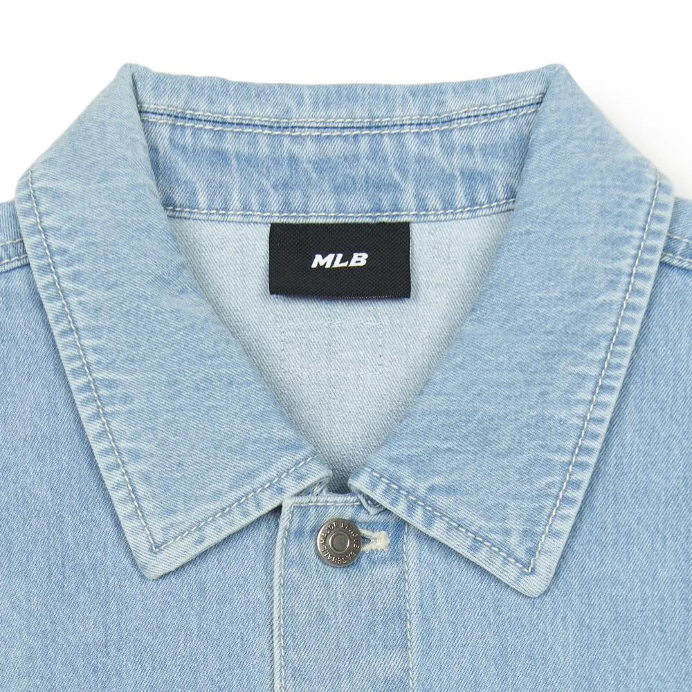 Basic Gradation Coopers Logo Denim Shirt New York Yankees