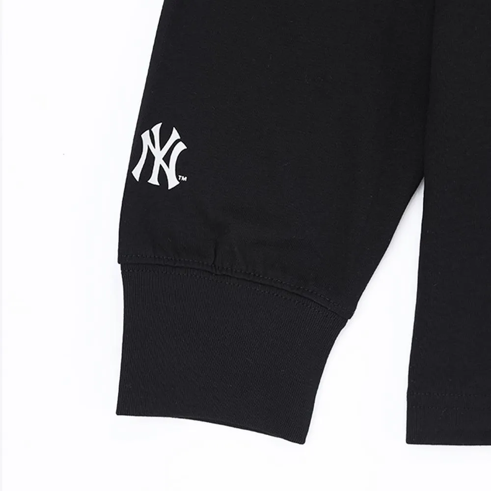 Basic Street Big Logo Oversized-Fit Long-Sleeve T-Shirt New York Yankees