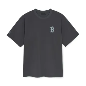 Basic Street Letter Logo Mega-Oversized-Fit T-Shirt Boston Red Sox