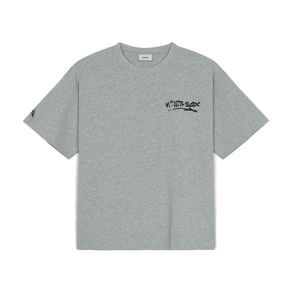 Basic Street Logo Heavy Weight Mega-Oversized-Fit T-Shirt Chicago White Sox