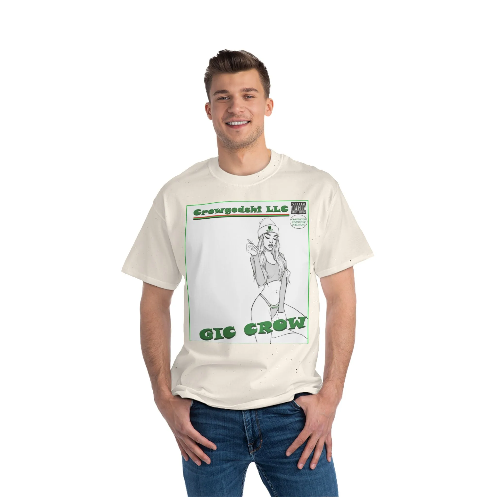 Beefy-T® Crowgodshi Designer "Crowgodshi LLC Cover" Gic Crow Edition
