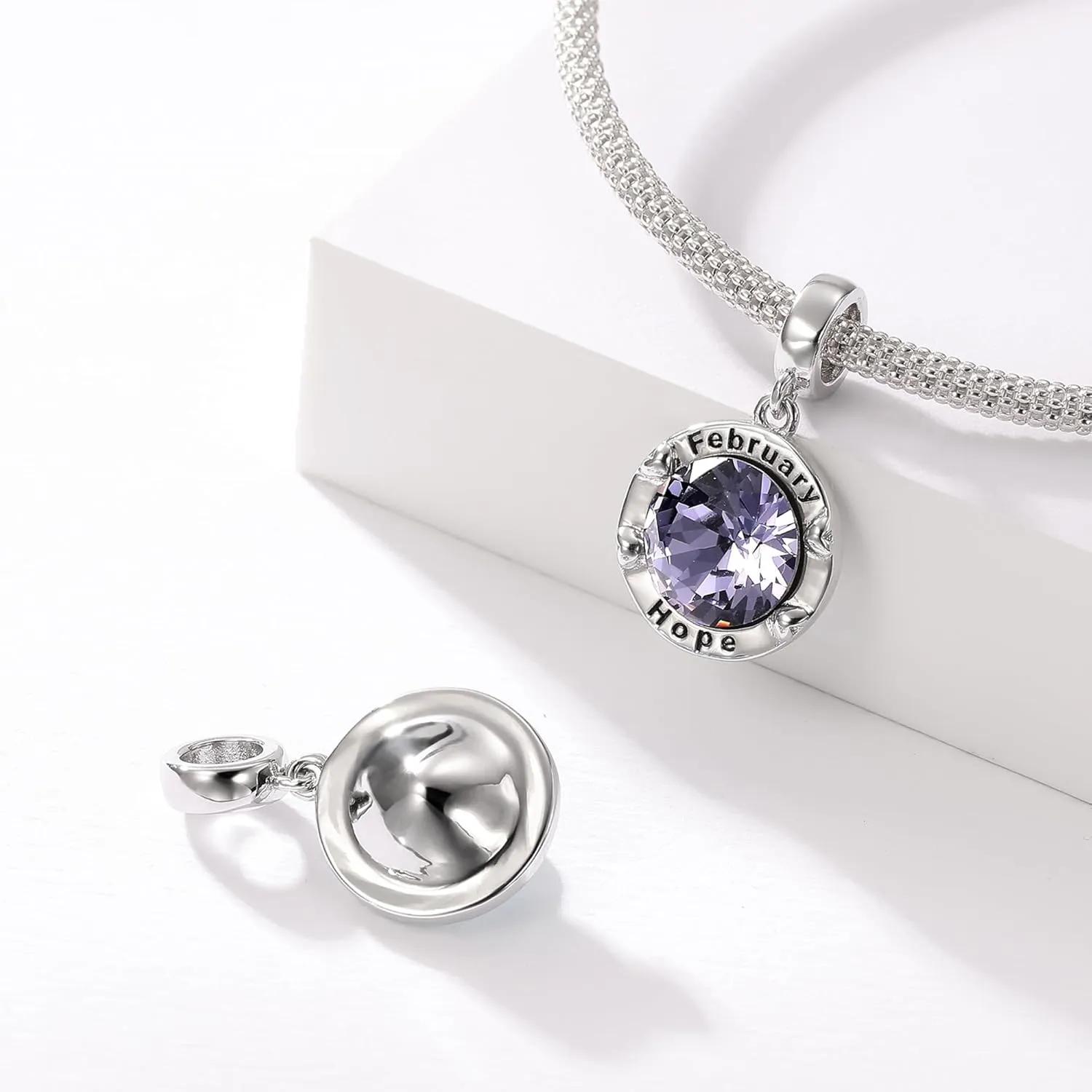 Birthstone Charms for Women Bracelets Birthday Bead Charms for Pandora Bracelets and Necklace Jewelry Gifts for Women