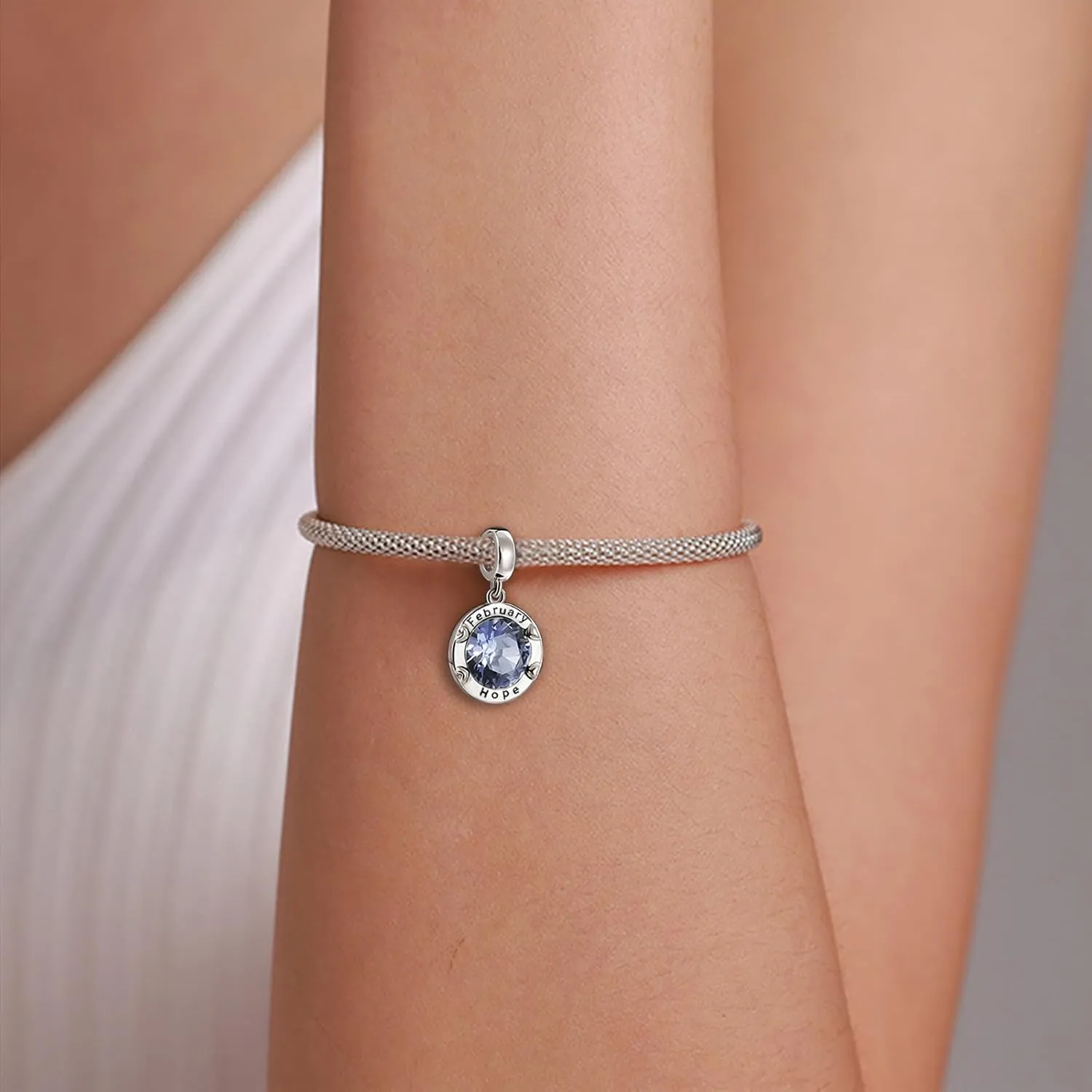 Birthstone Charms for Women Bracelets Birthday Bead Charms for Pandora Bracelets and Necklace Jewelry Gifts for Women