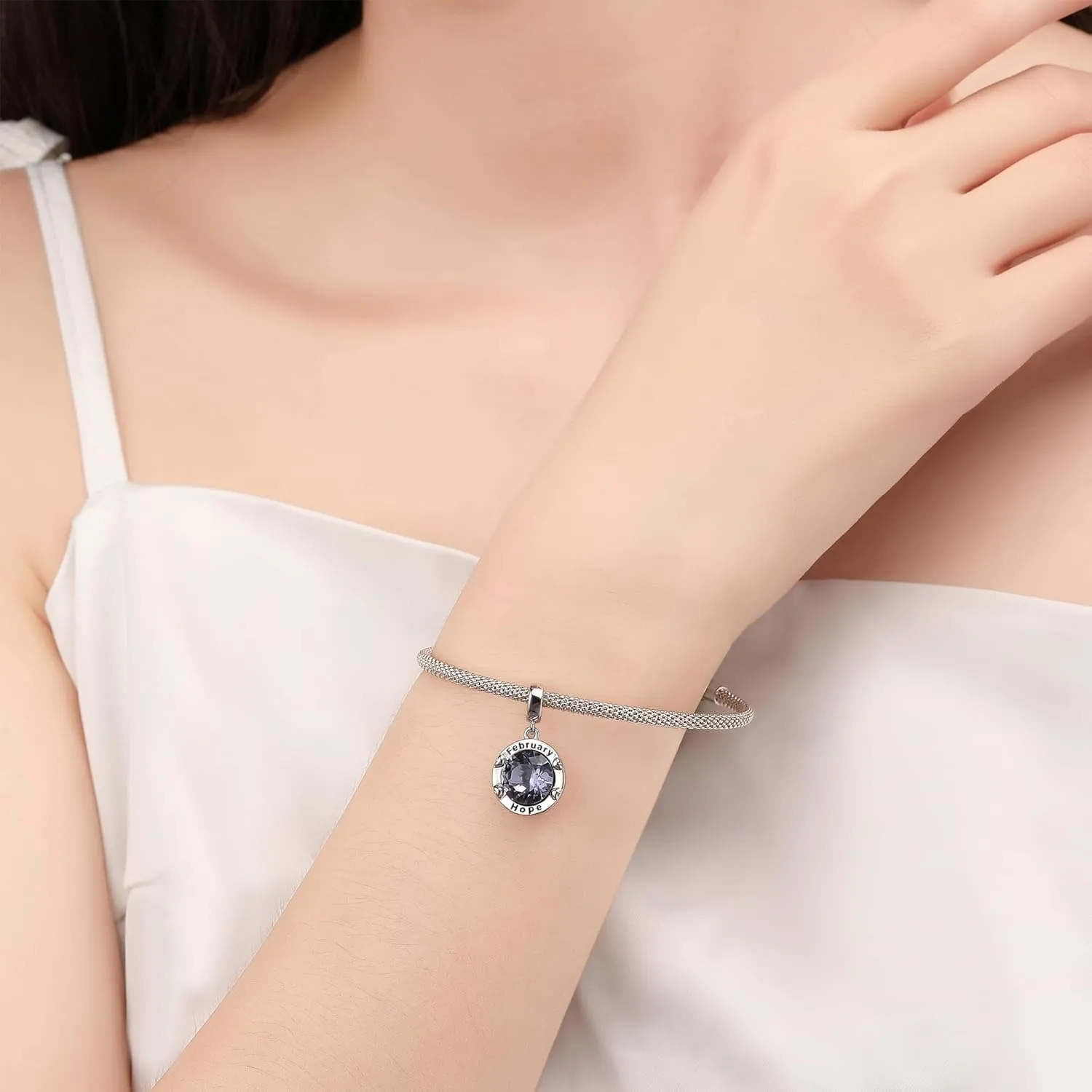 Birthstone Charms for Women Bracelets Birthday Bead Charms for Pandora Bracelets and Necklace Jewelry Gifts for Women