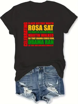 Black History Graphic tees Plus Size Women Tops Magic Fashion Afro American Natural Hair Vintage Melanin T-Shirts