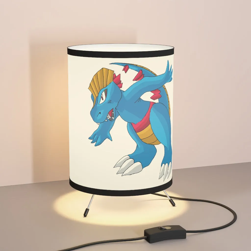Blastdile Tripod Lamp with High-Res Printed Shade, US/CA plug