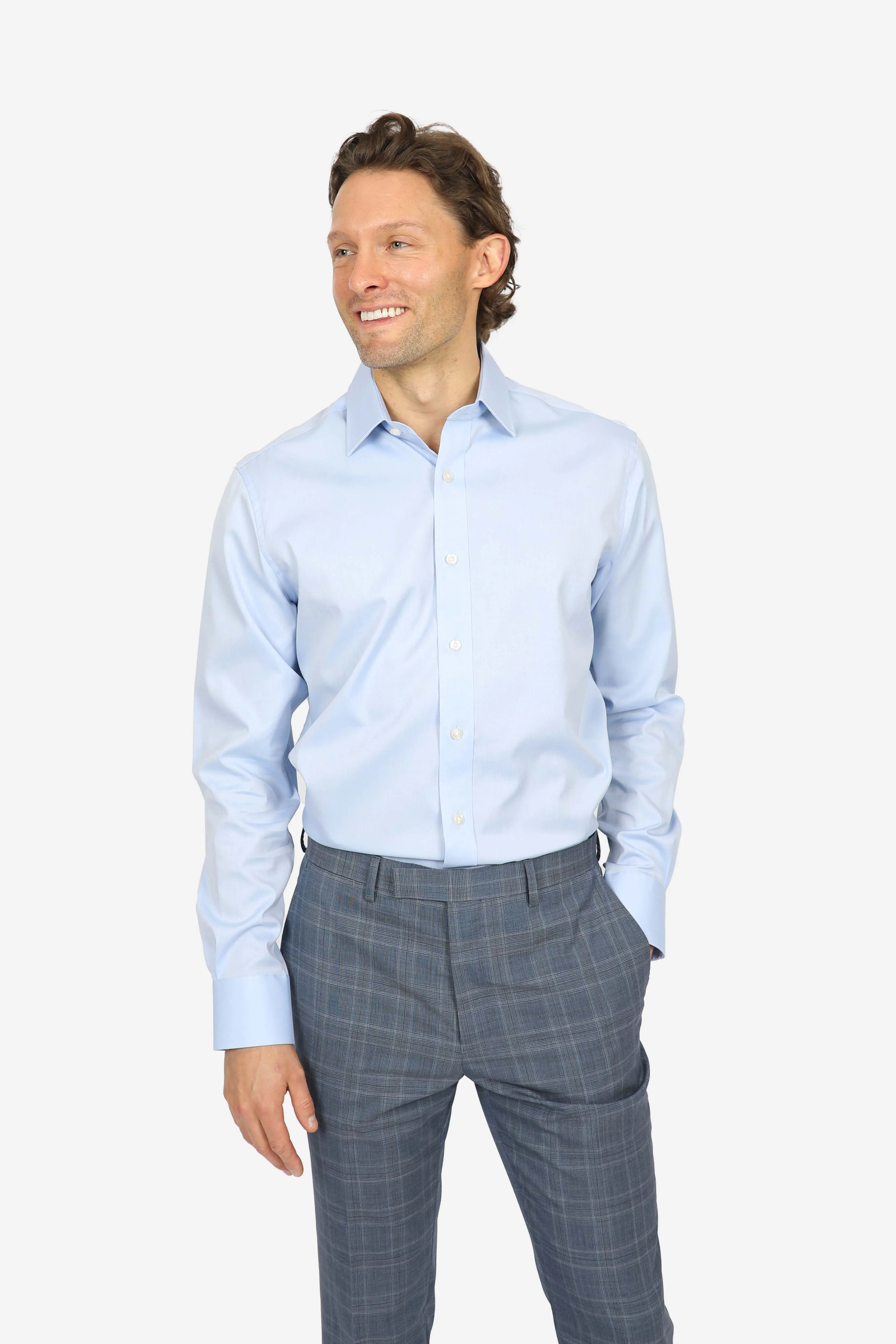 Blue Oxford Shirt Contemporary Fit