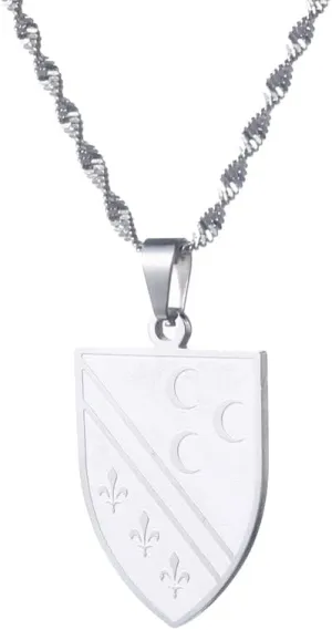 Bosnians Pendant Necklaces Stainless Steel Bosna Charm Bosnia and Herzegovina Jewelry