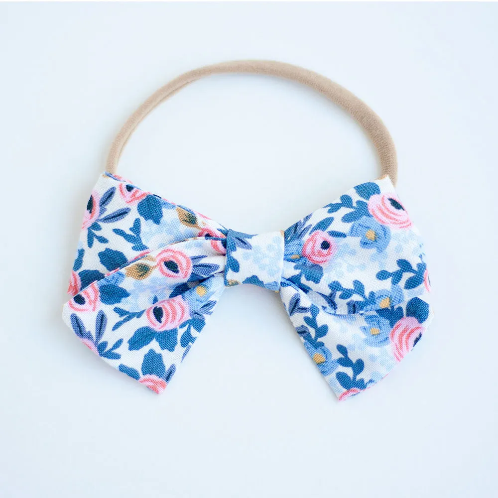 Boy's Bow Tie / Rosa In Periwinkle
