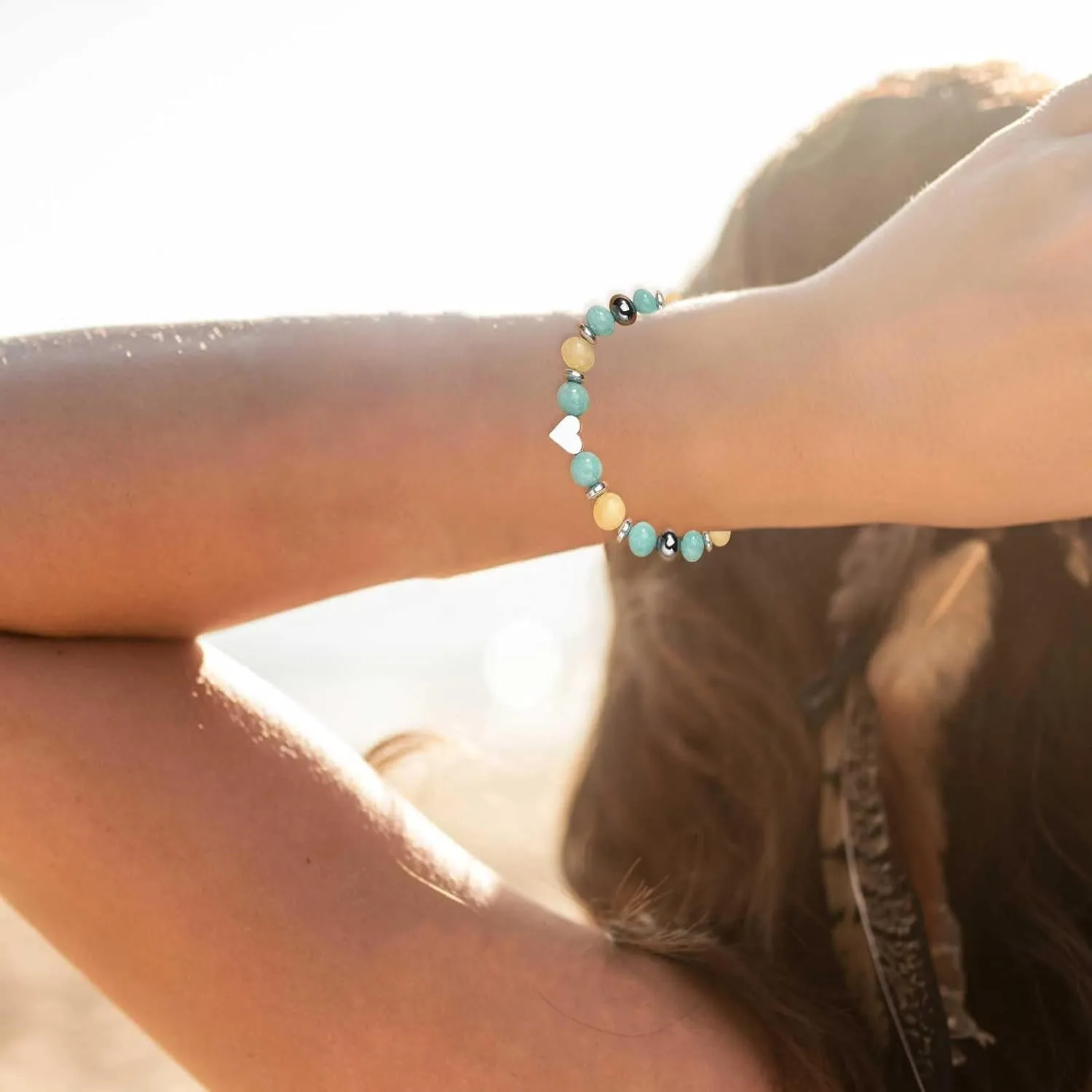 Bracelets for Women Natural Stone Bead Bracelets Graduation Birthday Friendship Bracelet Gifts for Her Mom Jewelry