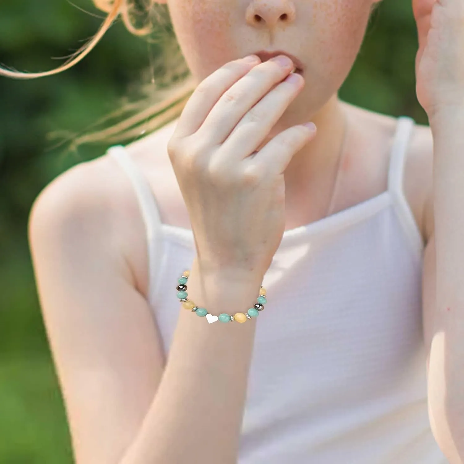 Bracelets for Women Natural Stone Bead Bracelets Graduation Birthday Friendship Bracelet Gifts for Her Mom Jewelry