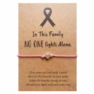 Breast Cancer Gifts for Woman Breast Cancer Bracelets Cancer Support Bracelets Breast Cancer Awareness Items (1pc)