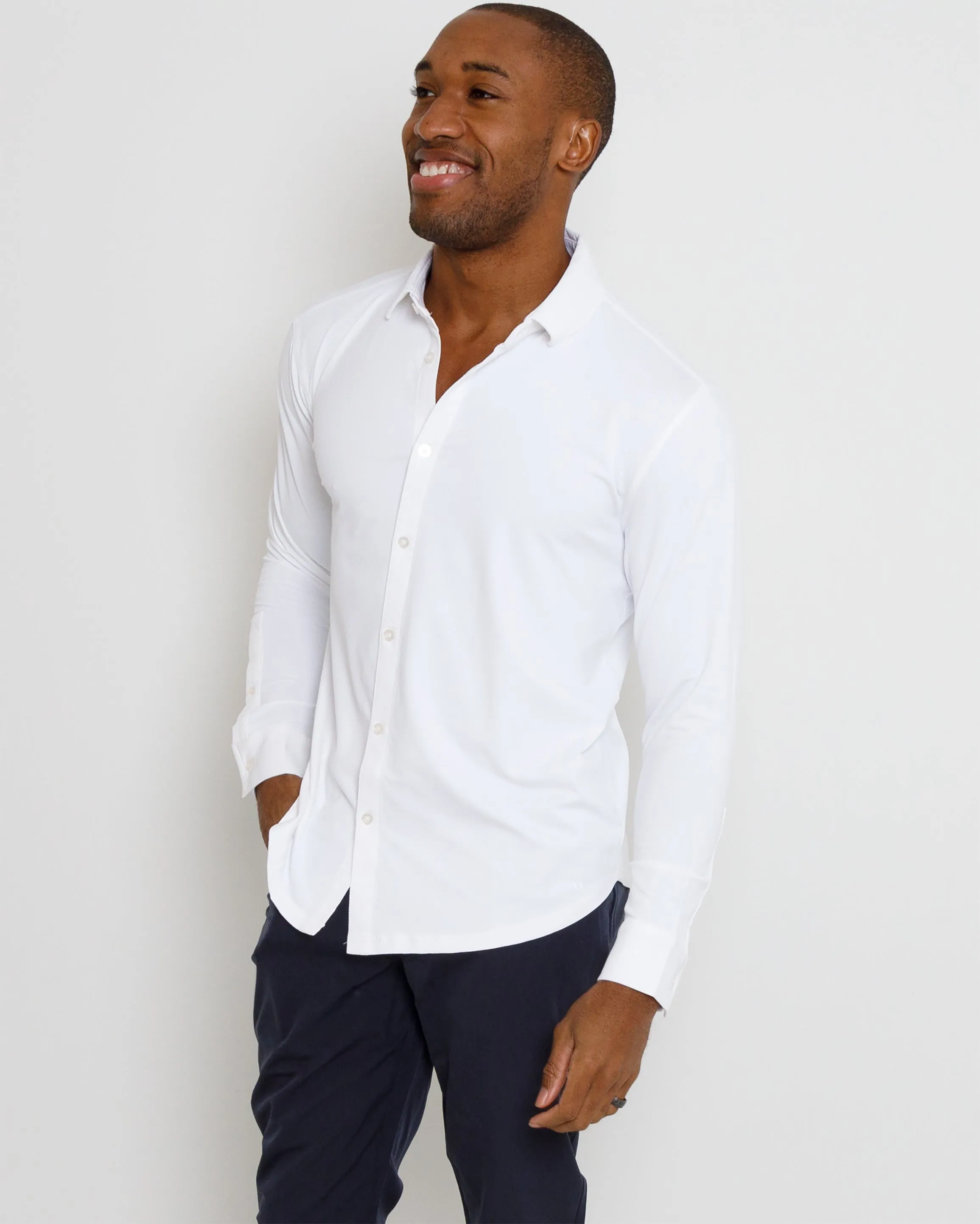 Button Down - White