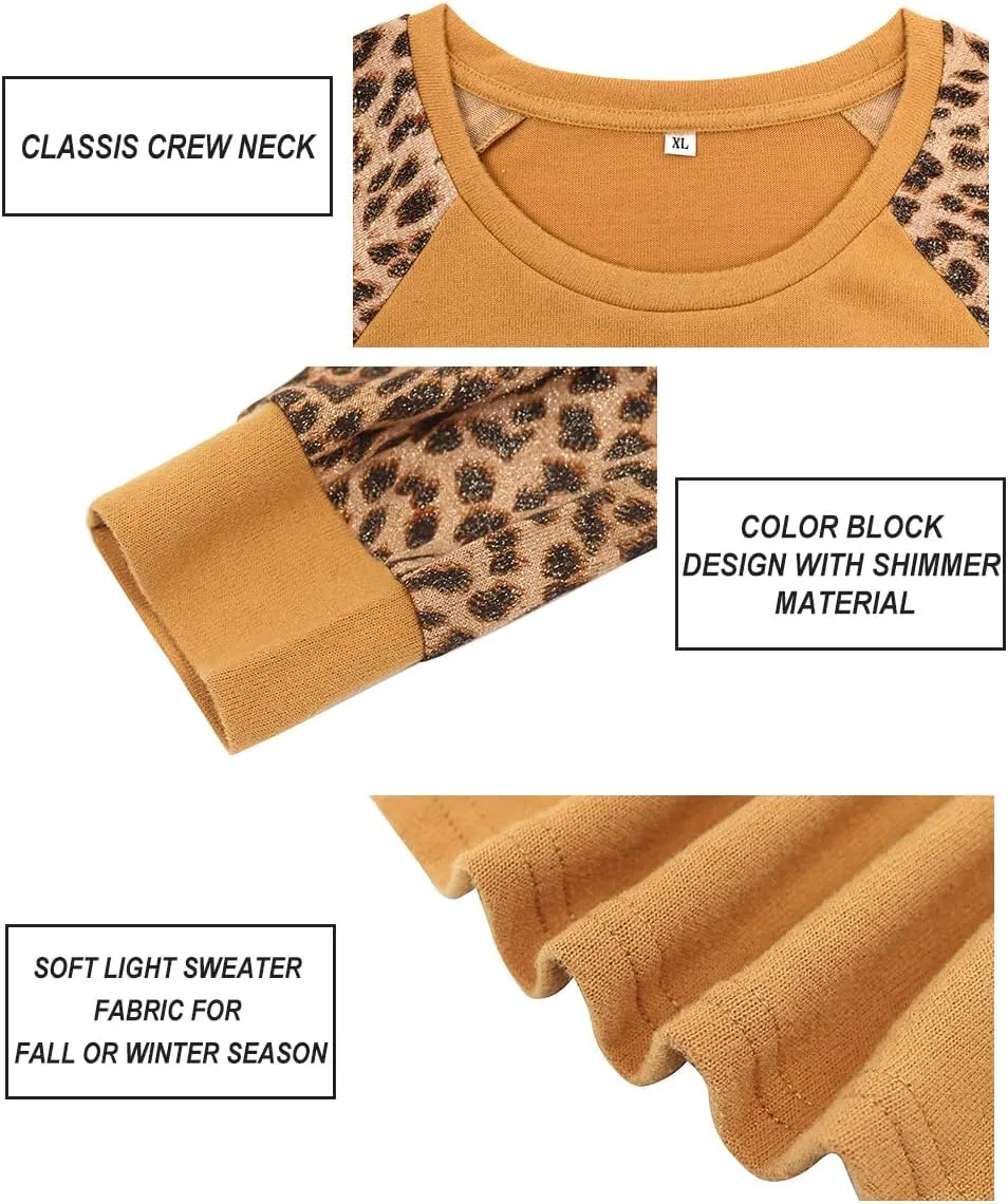 CARCOS Plus Size Tops for Women Long Sleeve Raglan V Neck T Shirts Tunic Fall Blouse Xl-5Xl 14W -28W