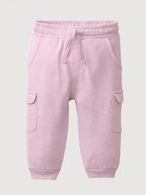 Cargo-Sweat-Hose Pink Baby | People Wear Organic
