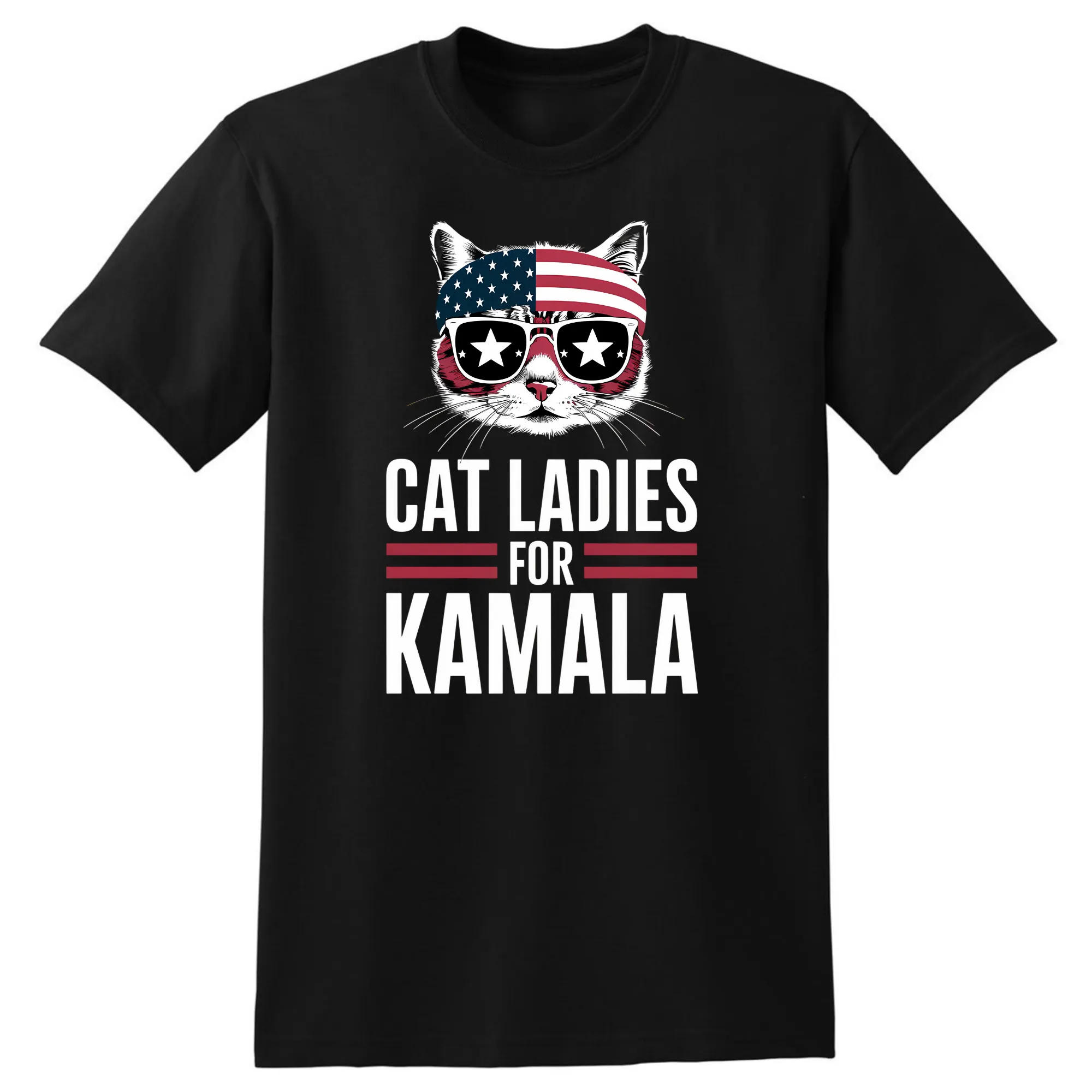Cat Ladies for Kamala Harris 2024 T-Shirt - Unisex Youth & Adult Sizes