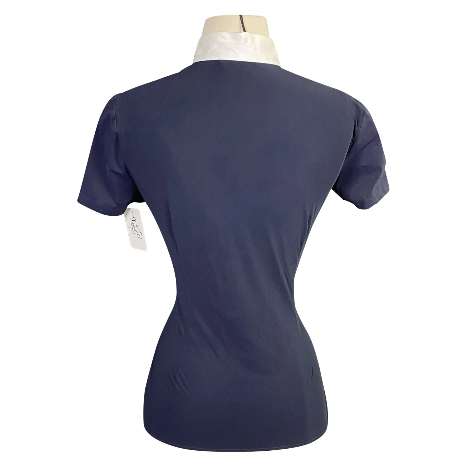 Cavalleria Toscana 'Tech Tape' Competition Shirt in Navy - Women's Large