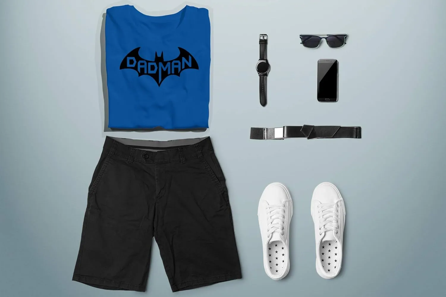 CBTWear Dadman - Super Dadman Bat Hero Funny Premium Men's T-Shirt