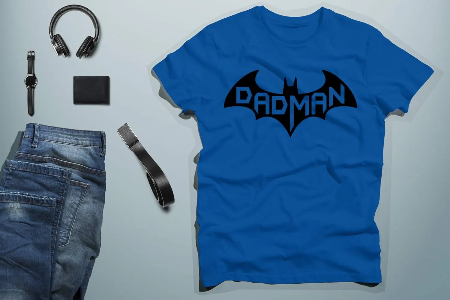 CBTWear Dadman - Super Dadman Bat Hero Funny Premium Men's T-Shirt