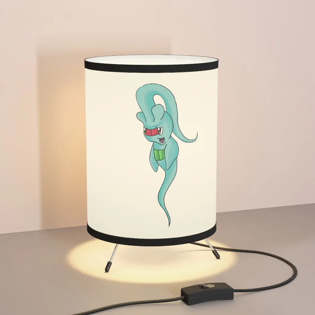 Chriskisx Tripod Lamp with High-Res Printed Shade, US/CA plug