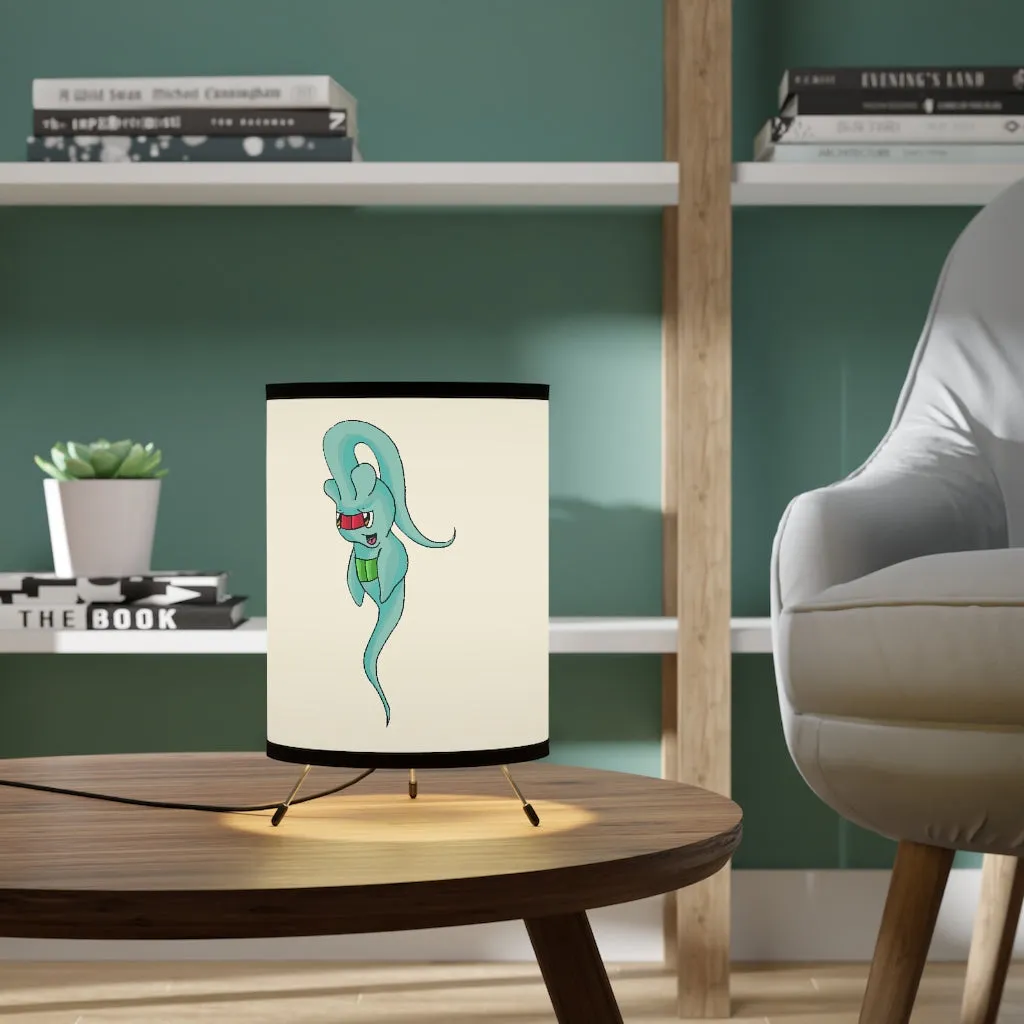 Chriskisx Tripod Lamp with High-Res Printed Shade, US/CA plug