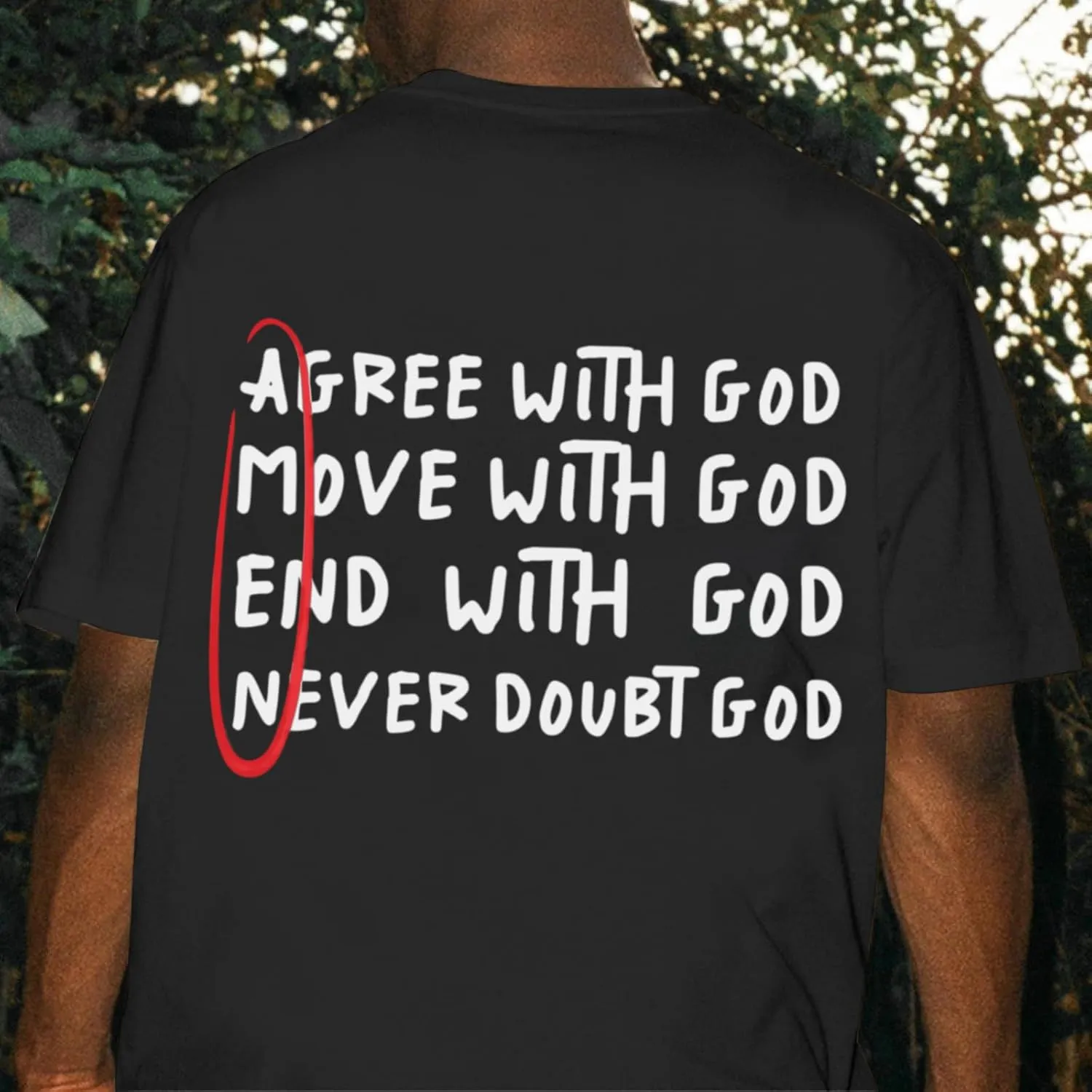 Christian Shirts for Men Inspirational God Shirt Religious Faith Tshirt Oversized Jesus Bible Verse Graphic Tee Top