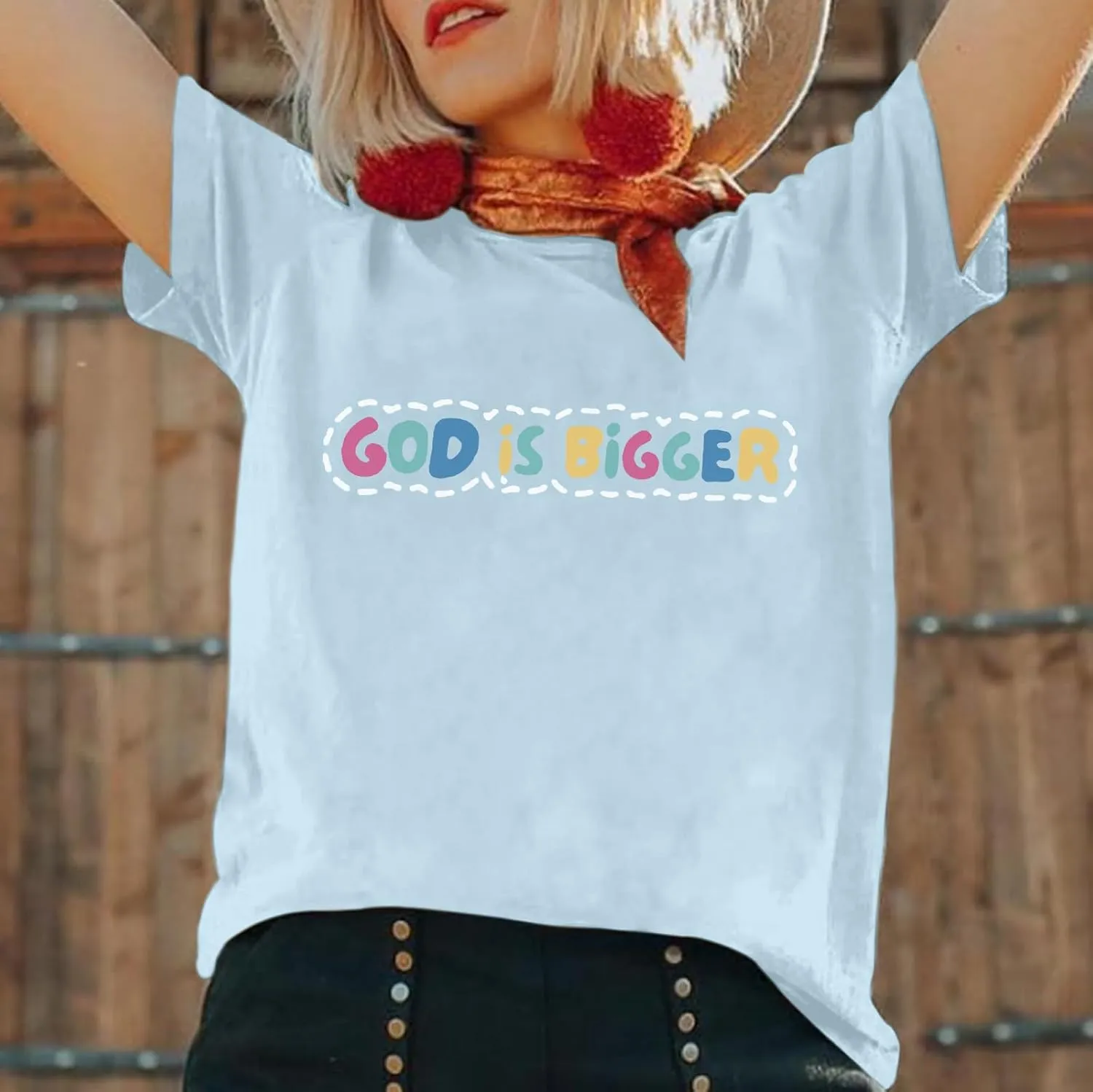 Christian Tshirts for Women Faith T Shirts Jesus God Shirts Religious Gifts Tee Funny Inspirational Graphic Tees Tops