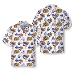 Christmas Winter Holiday Symbol Hawaiian Shirt, Funny Christmas Shirt, Gift For Christmas