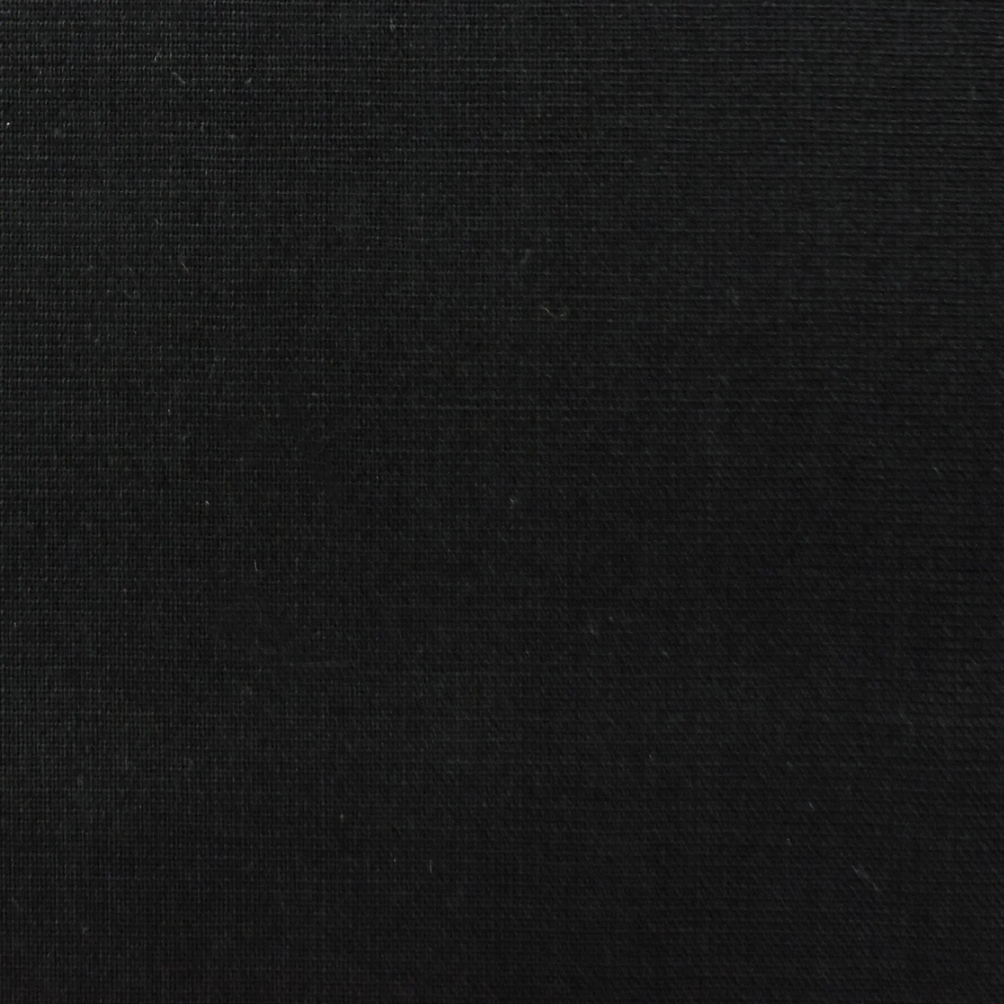 Coal Black Tropical Wool Blend Slubbed Shirting Fabric