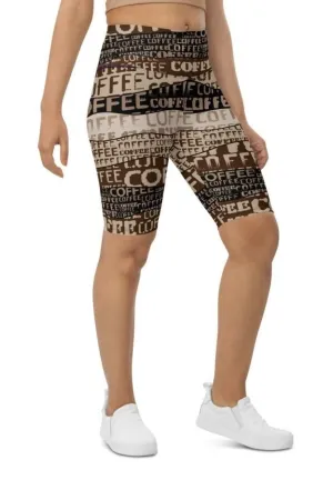 Coffee Biker Shorts