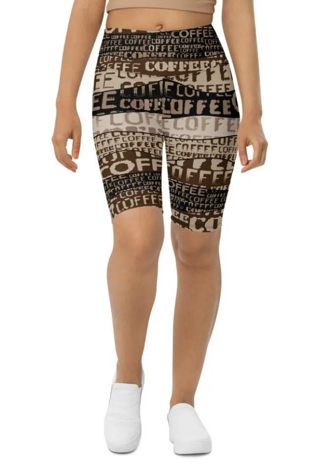 Coffee Biker Shorts