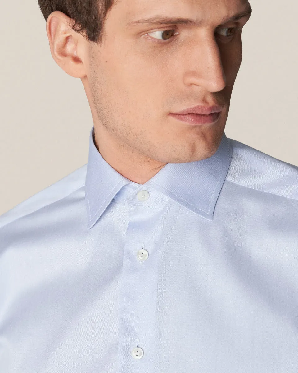 Contemporary Fit French Cuff Twill Shirt