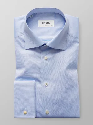 Contemporary Fit French Cuff Twill Shirt